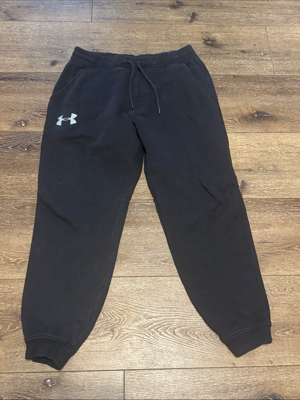 Under armour black jogger sweat pants XL